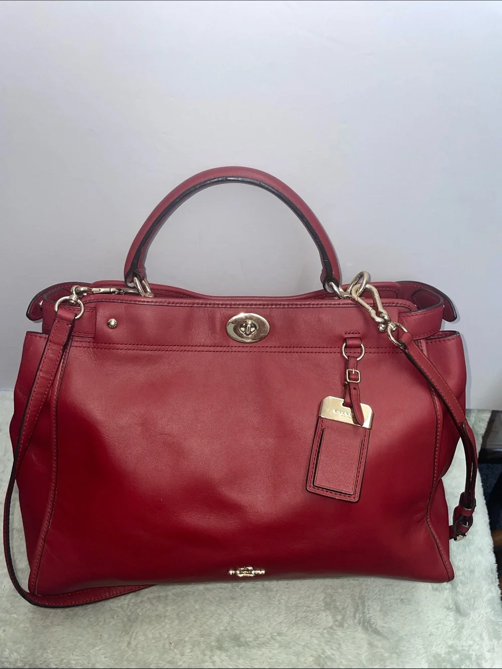 Coach ‘Gramercy’ Leather Satchel